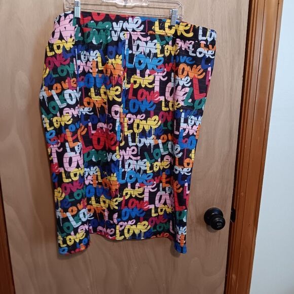 (NWOT) Shein Fit Love Shirt & Skirt Set sz 26w - Picture 6 of 12